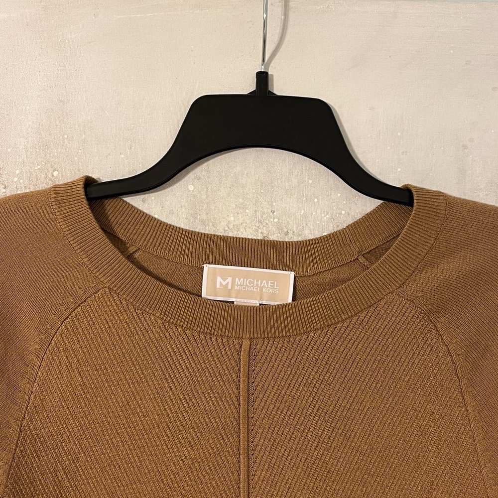 Michael Kors Camel Cotton. Sweater (NWT) - Picture 5 of 11